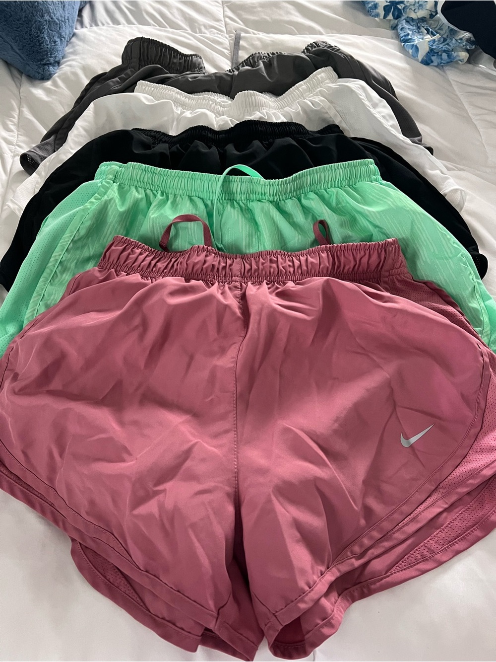 Nike Women’s Rose Pink Athletic Running Shorts